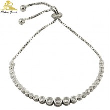   Gümüş Nazar Boncuklu  Bilezik/Bileklik     